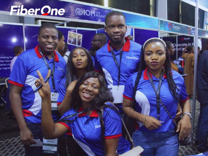 FiberOne Broadband Exhibits at the Techpoint Lagos StartUp Expo in Lagos.