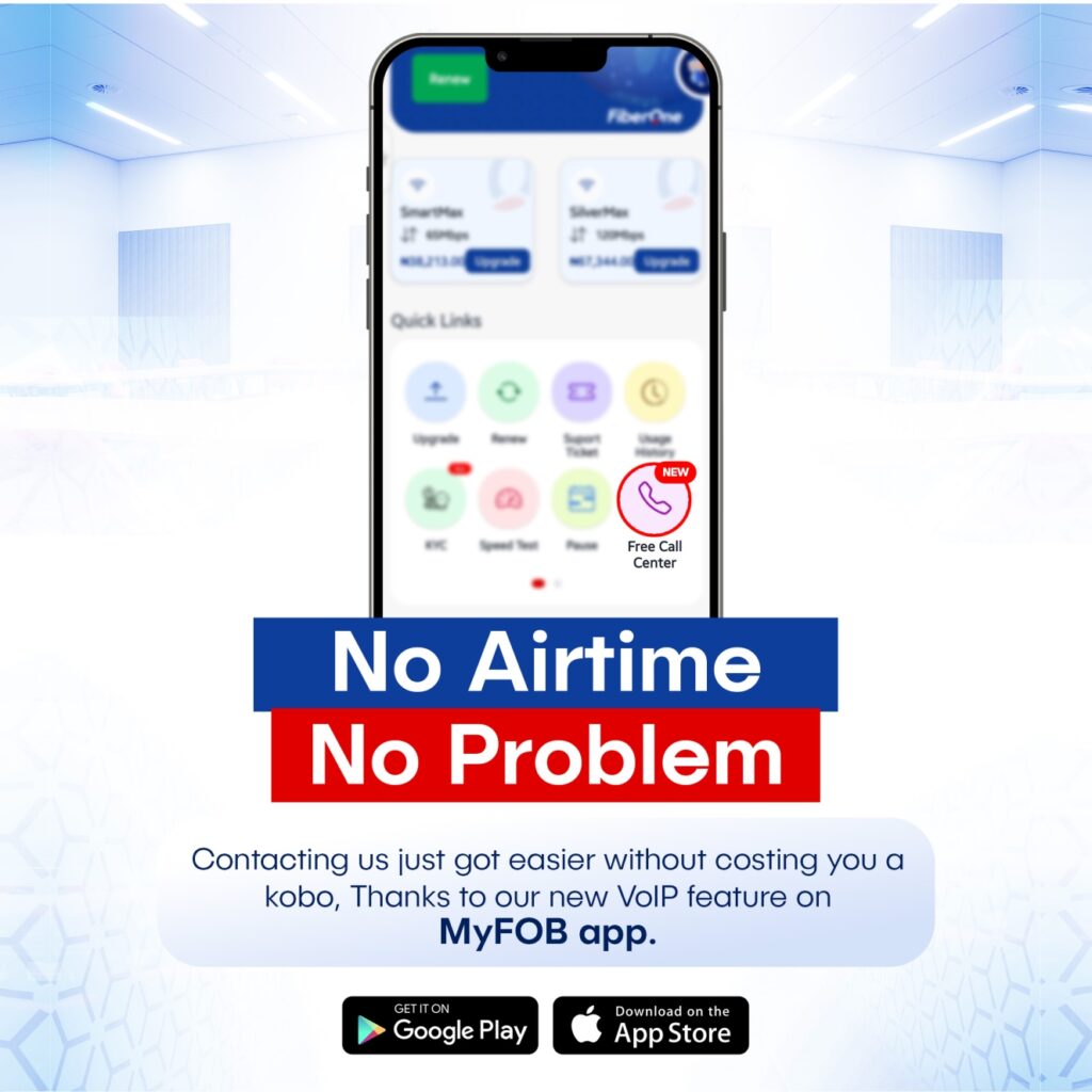You Can Now Call FiberOne Support for FREE — No Airtime Needed!