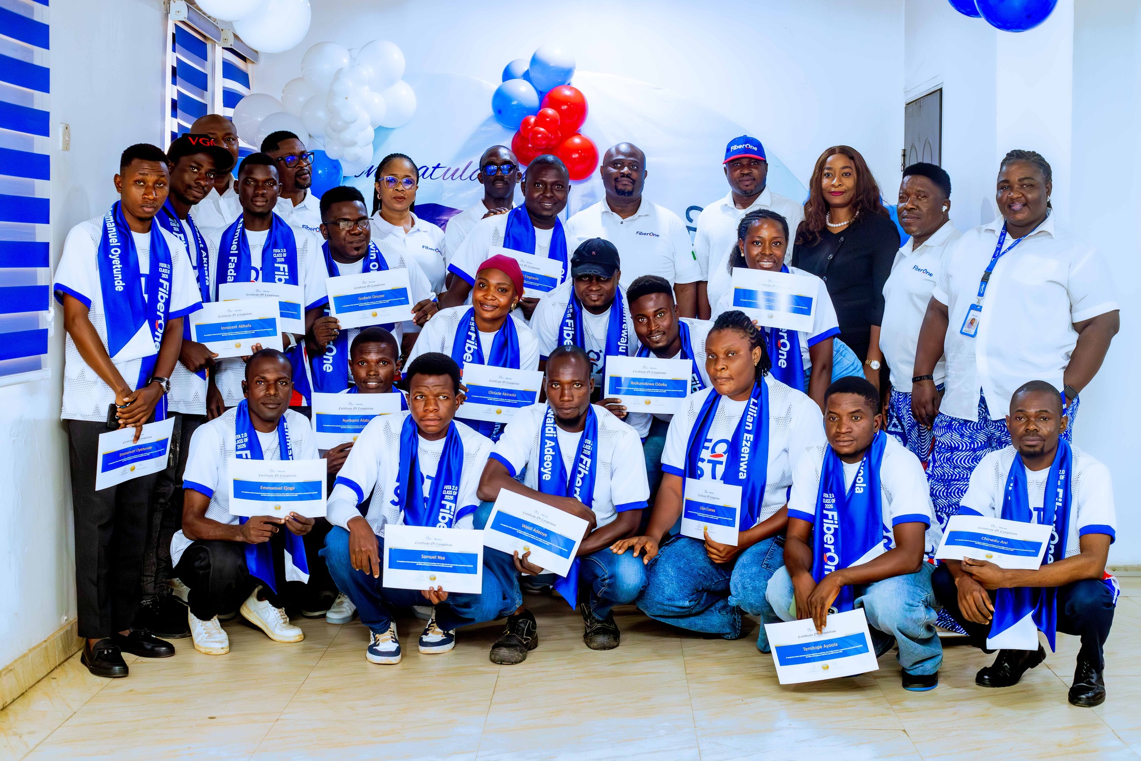 FOTA v2.0 Graduating Students with the Senior Staff