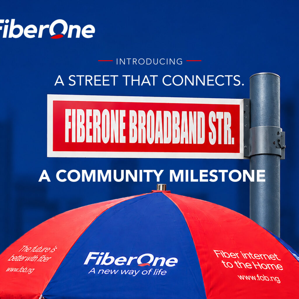 FiberOne Street Commissioned in Anthony, Lagos: Lighting Up Communities Through CSR